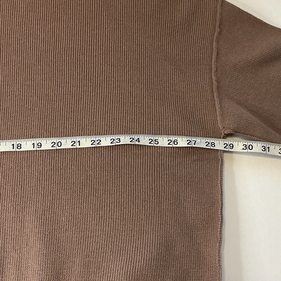 Lillusory Oversized Ribbed Sweater XL NWT Neutral Lounge Pullover - Picture 5 of 8